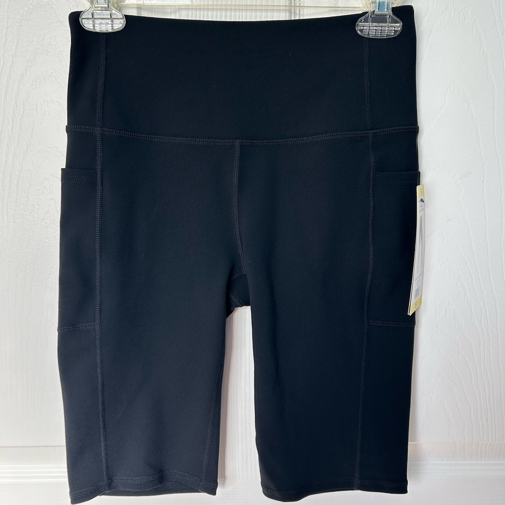 Skechers Black Go Flex High Waisted Bike Short Size Small NWT